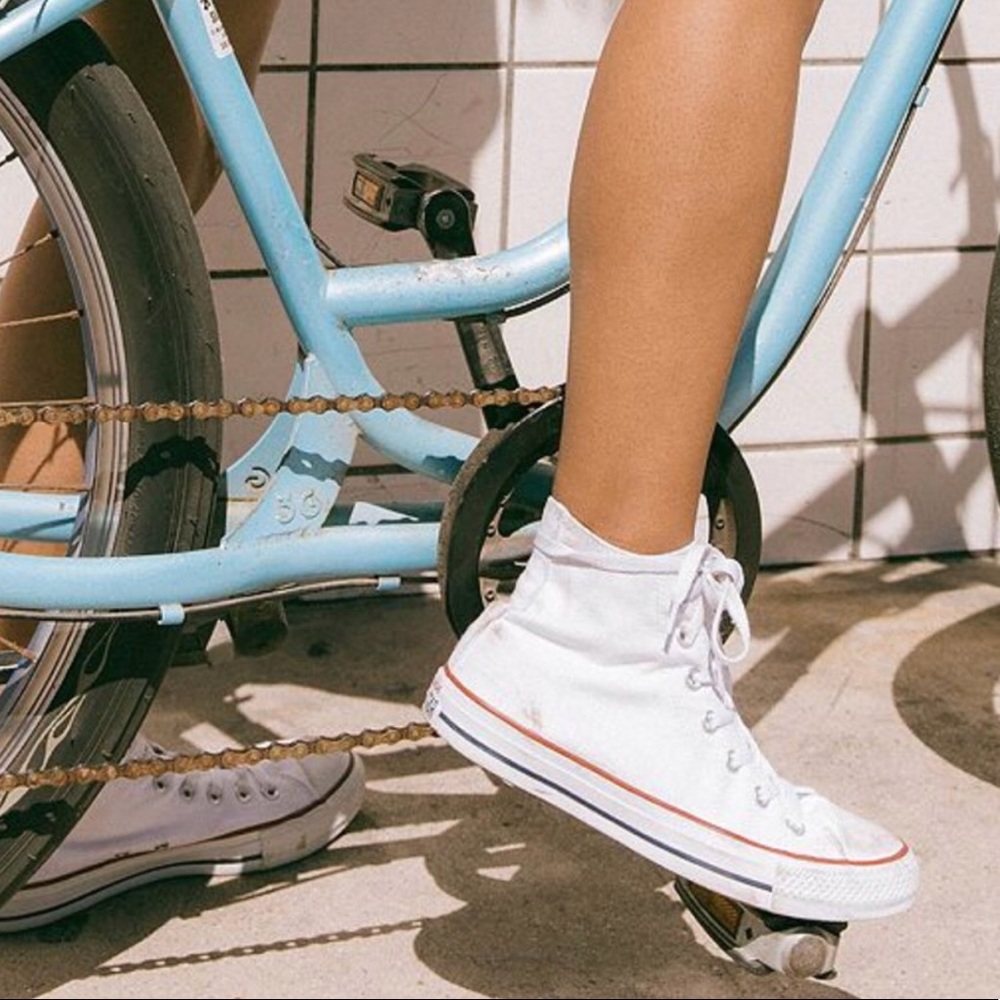 White High top converse